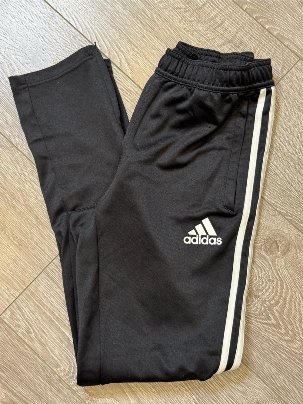 Adidas Womens S Black Track Joggers Athleisure Comfort Streetwear Classic Fit